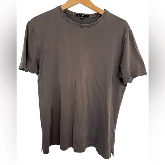 Robert Barakett Men's V-Neck Shirt Gray size large - Picture 1 of 6